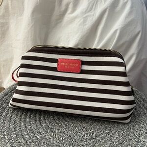 Henri Bendel Striped Cosmetic Bag